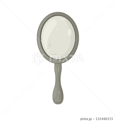 Illustration of hand mirror Illustration of hand mirror 132486315