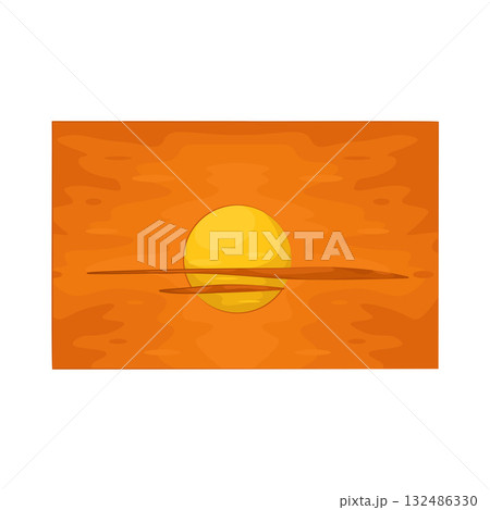 Illustration of sunset  132486330