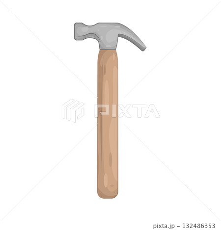 Illustration of hammer Illustration of hammer 132486353
