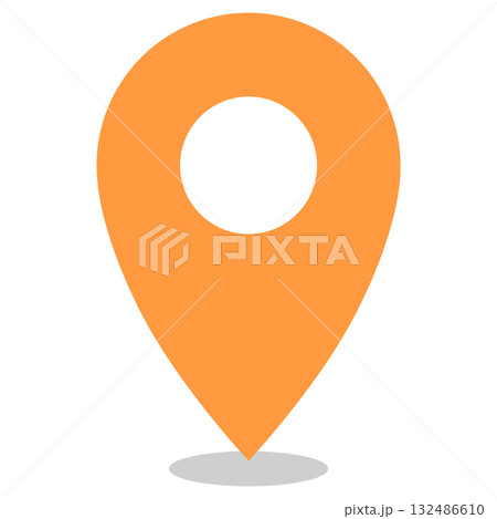 マップピン　イラスト素材 132486610