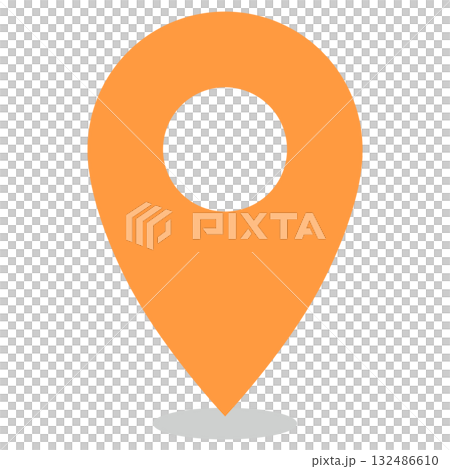 マップピン　イラスト素材 132486610