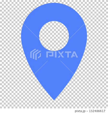 マップピン　イラスト素材 132486617