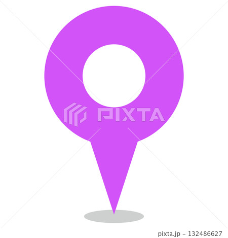 マップピン　イラスト素材 132486627