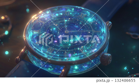 星空を閉じ込めた幻想的な腕時計 星空を閉じ込めた幻想的な腕時計 132486655