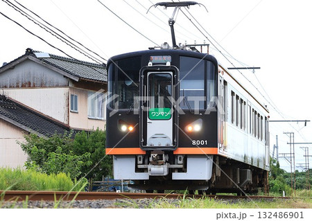 【一畑電車】8000系(北松江線:雲州平田〜旅伏) 【一畑電車】8000系(北松江線:雲州平田〜旅伏) 132486901