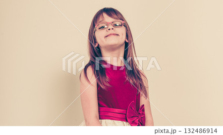 Girl in beauty princess dress Girl in beauty princess dress 132486914