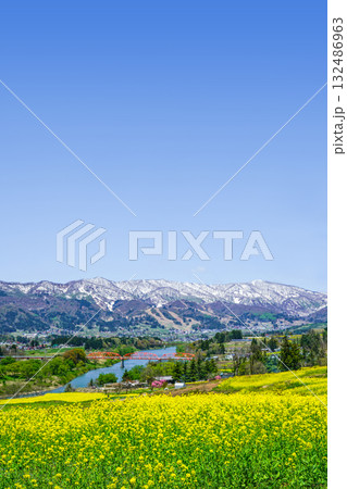 菜の花公園(飯山市)からの眺め 菜の花公園(飯山市)からの眺め 132486963