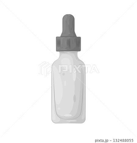 Illustration of serum bottle Illustration of serum bottle 132488055