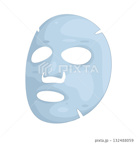Illustration of facial mask Illustration of facial mask 132488059