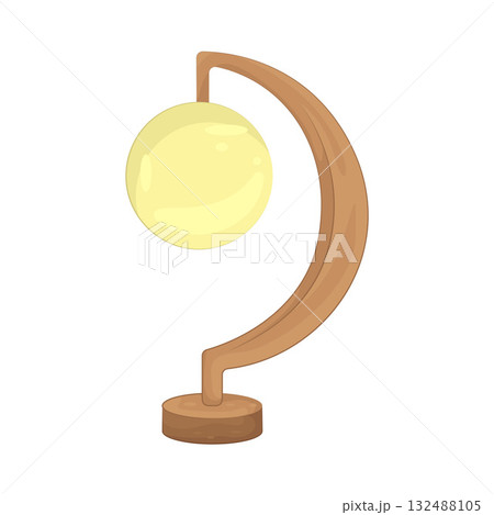 Illustration of table lamp Illustration of table lamp 132488105