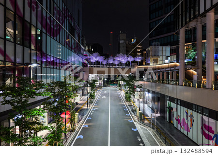 渋谷サクラステージ　夜景　2025.6 132488594