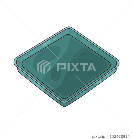 illustration of Plastic Tray 132488924