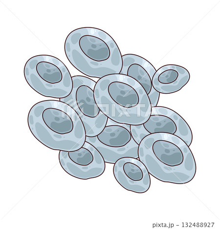 illustration of Plastic Granules illustration of Plastic Granules 132488927