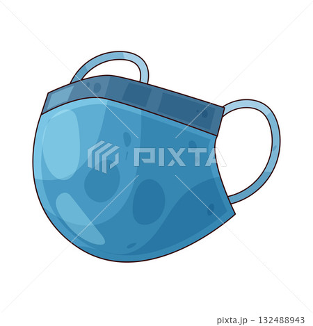 illustration of Plastic Mask illustration of Plastic Mask 132488943