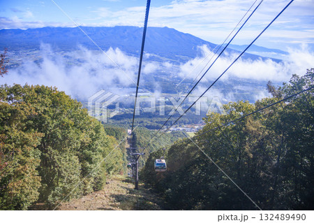 紅葉見頃な富士見パノラマリゾート（入笠山） 132489490