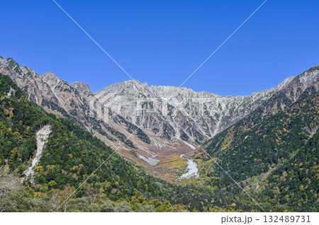 長野県松本市の北アルプス上高地 132489731