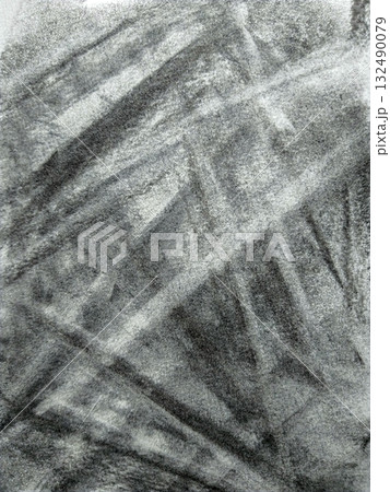 Abstract charcoal strokes creating a dynamic texture 132490079