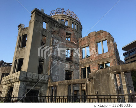 原爆ドーム、世界遺産、重要文化財、 原爆ドーム、世界遺産、重要文化財、 132490330