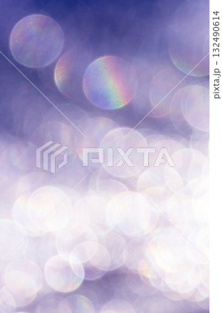 キラキラ 丸ボケ パープル系 キラキラ 丸ボケ パープル系 132490614