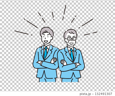 Two business people Two business people 132491307