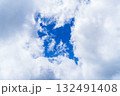 雲間から見える青空 雲間から見える青空 132491408
