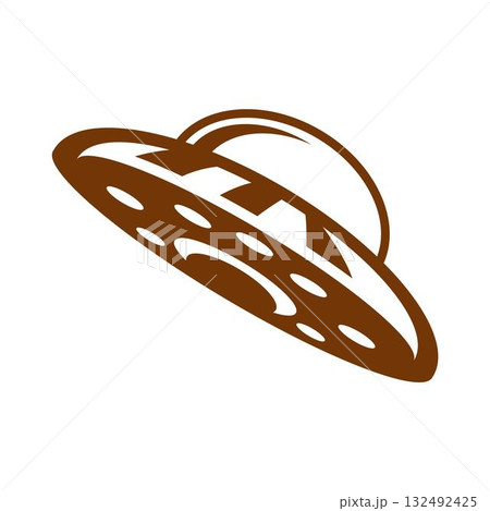 UFO plane icon design UFO plane icon design 132492425