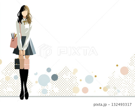 美優シリーズ:春の入学準備をする美優 美優シリーズ:春の入学準備をする美優 132493317