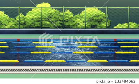 夜のプールサイド 夜のプールサイド 132494062