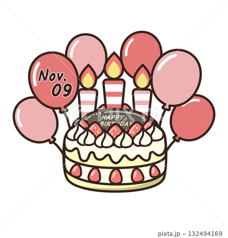誕生日ケーキ 誕生日ケーキ 132494169