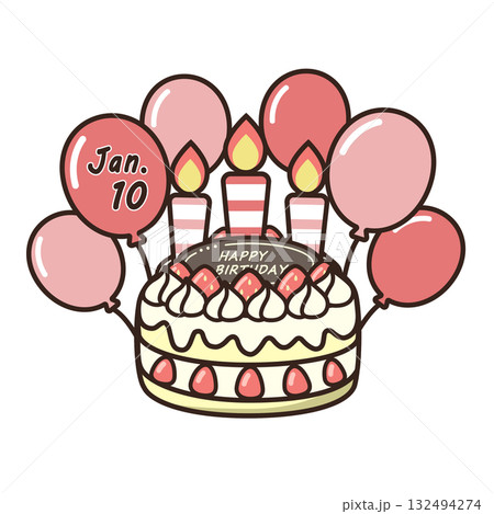 誕生日ケーキ 132494274