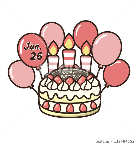 誕生日ケーキ 誕生日ケーキ 132494552