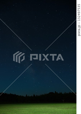 夜のキャンプ場（青森県） 132497535