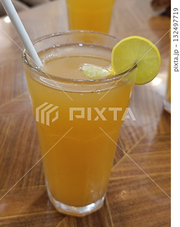 Nimbu masala drink with selective focus 132497719