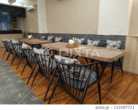Noida , india - Cafe seating arrangement in noida june 29 2025 132497721