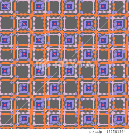Textile motif seamless pattern. Abstract line shape geometric motif basic pattern continuous background. Man shirt all over print block. Textile motif seamless pattern. Abstract line shape geometric motif basic pattern continuous background. Man shirt all over print block. 132501364