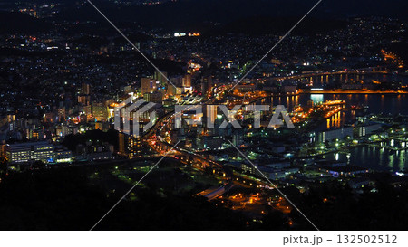 佐世保の夜景 sasebo city night view 佐世保の夜景 sasebo city night view 132502512