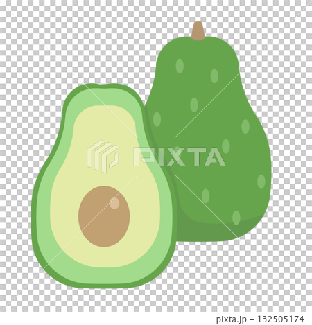 アボガドのイラスト 132505174