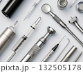 Sterile metallic dental tools and surgical instruments 132505178