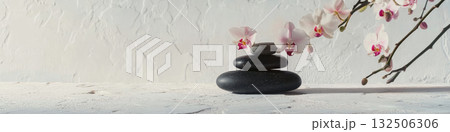 Zen Stones and Orchids for Relaxation and Harmony 132506306