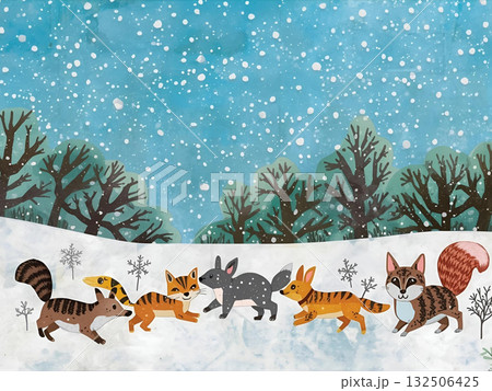 冬　背景3 132506425