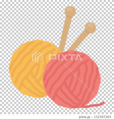 毛線球插圖 132507263