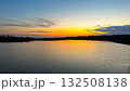 sunset over the lake 132508138