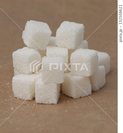Sugar cubes pile Sugar cubes pile 132508621