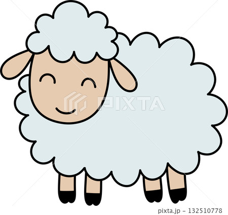 sheep illustration sheep illustration 132510778