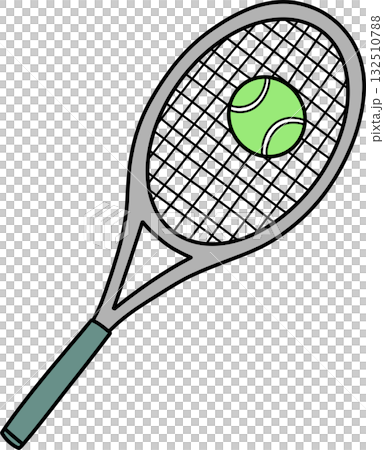 tennis ball and ball isolated on white background tennis ball and ball isolated on white background 132510788