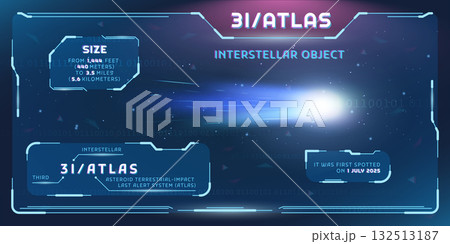 3I/ATLAS information illustration 132513187
