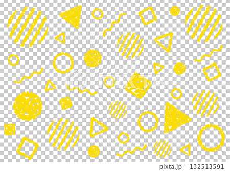 蠟筆材質:具有幾何圖案的流行背景 蠟筆材質:具有幾何圖案的流行背景 132513591