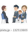 親子面接のイラスト 132513603