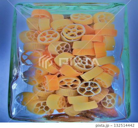 Rotelle pasta in a bottle Rotelle pasta in a bottle 132514442