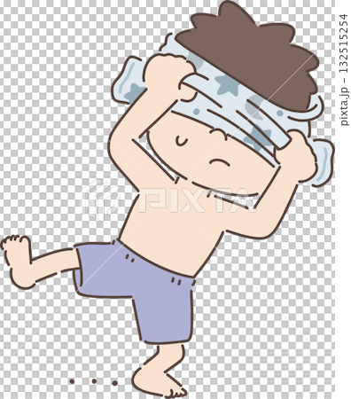 For childcare, welfare, and education | Boy's pose collection [Boy changing clothes] 132515254